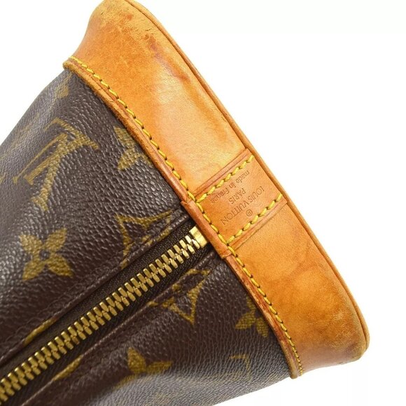 809302AM (C4) Louis Vuitton Satchel Bag Alma Brown Monogram - Picture 5 of 9
